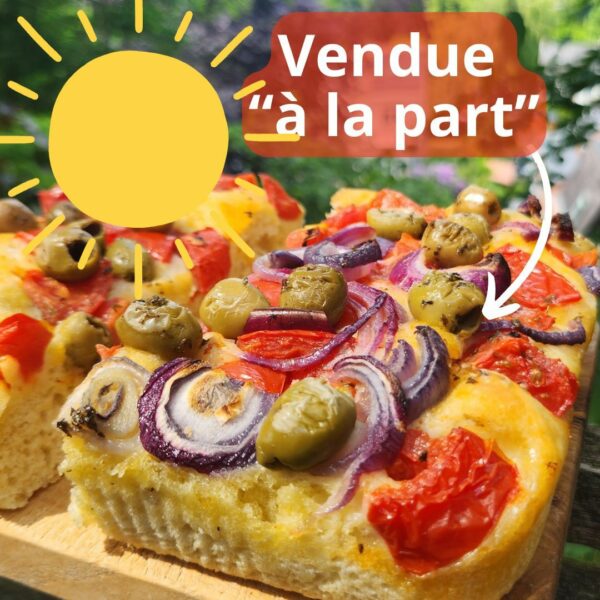 Focaccia à la part exclusivité JEUDI 16juillet2026